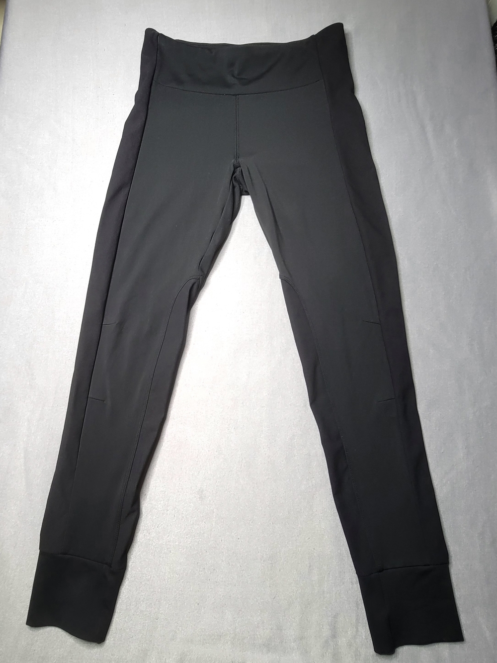 Athleta Womens Athletic Joggers Zip Pockets Color Black Size S